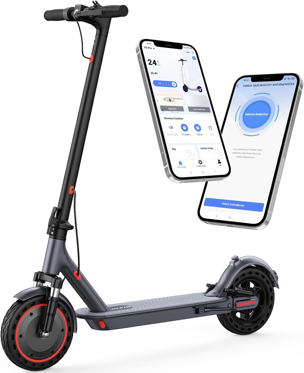 VOLPAM Electric Scooter, 350W/500W Powerful Motor