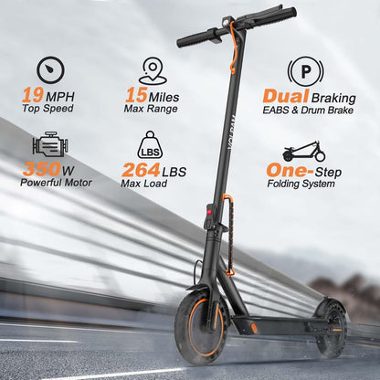 VOLPAM Electric Scooter, 350W/500W Powerful Motor