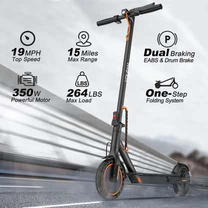 VOLPAM Electric Scooter, 350W/500W Powerful Motor