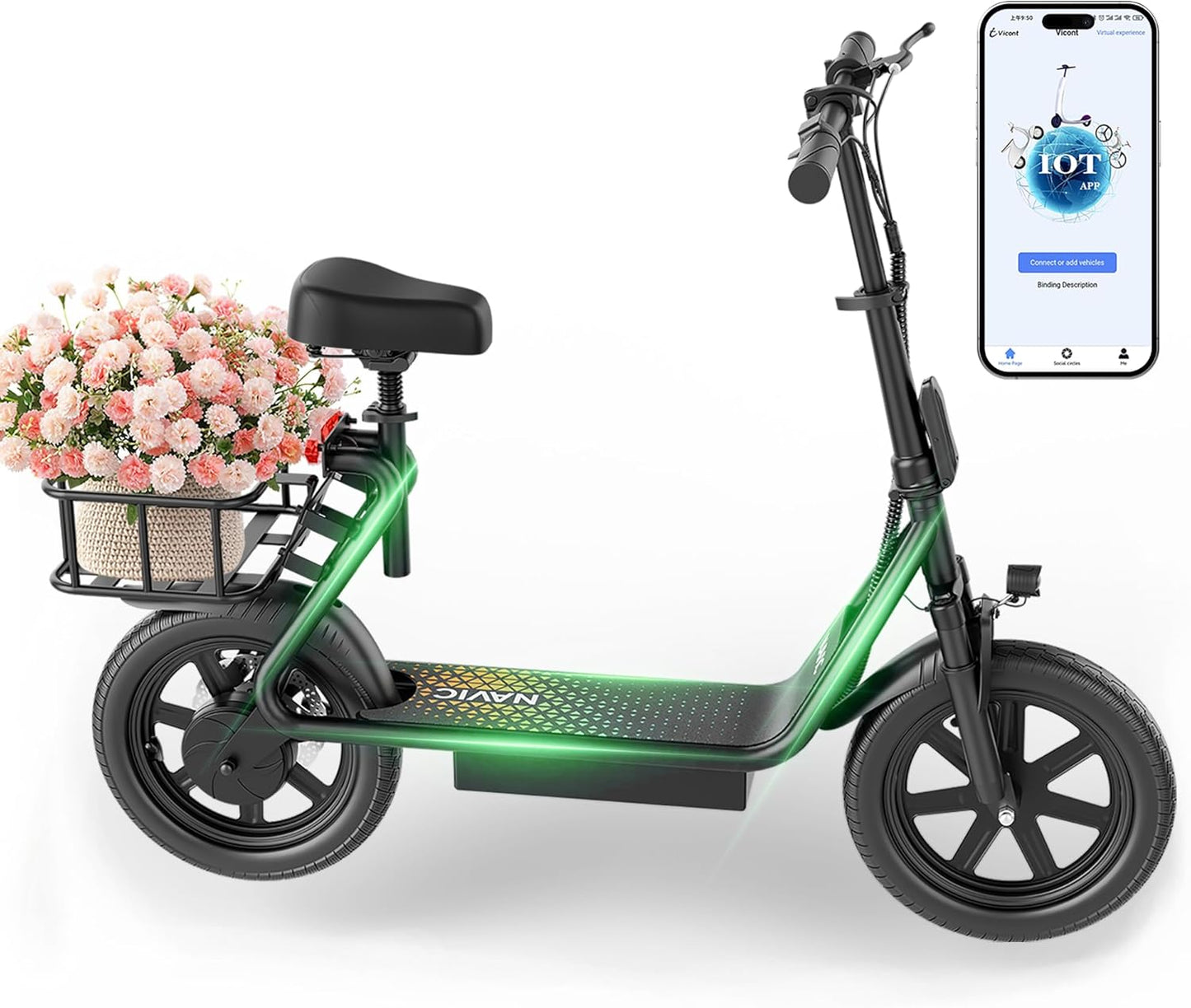 NAVIC Electric Scooter Adults