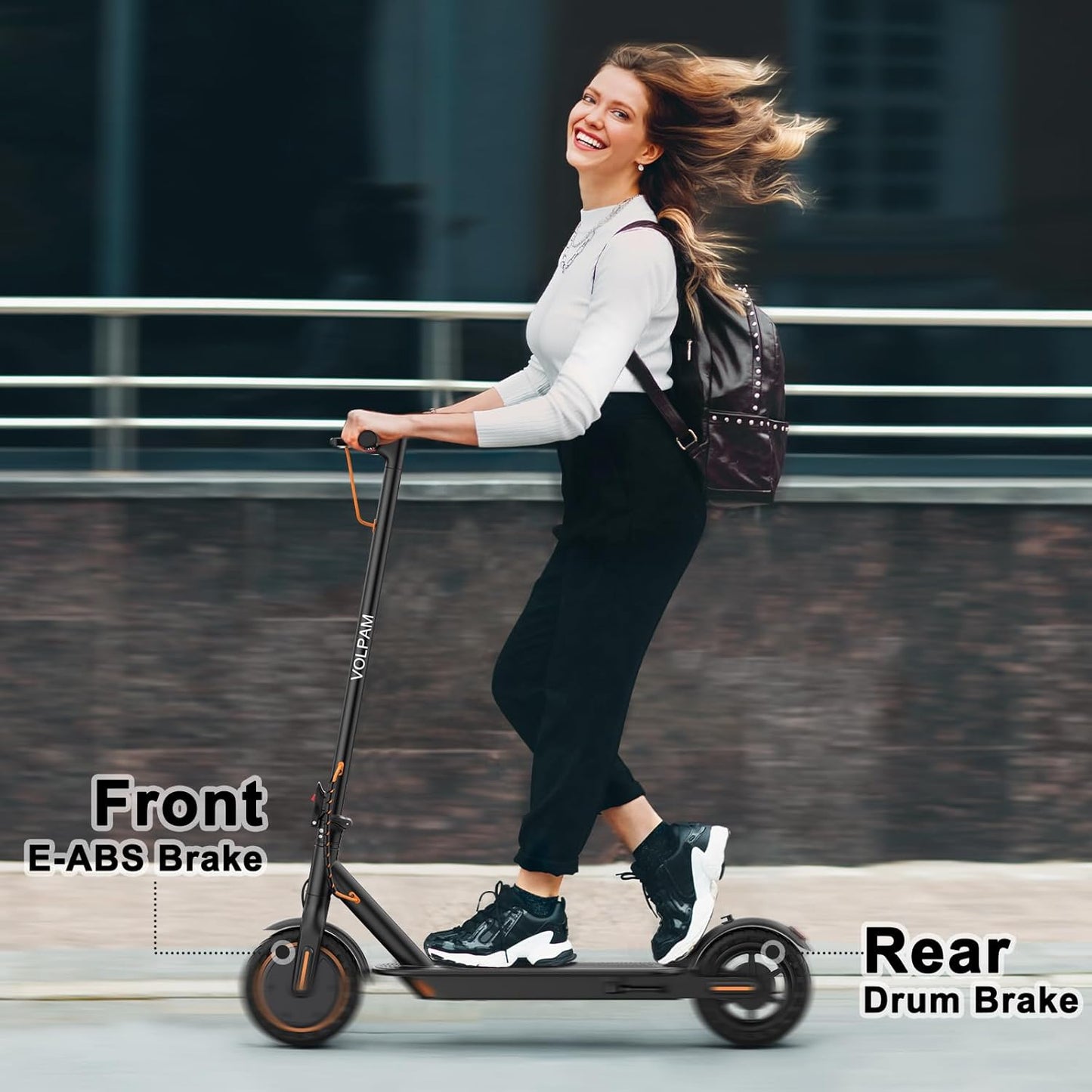 VOLPAM Electric Scooter, 350W/500W Powerful Motor
