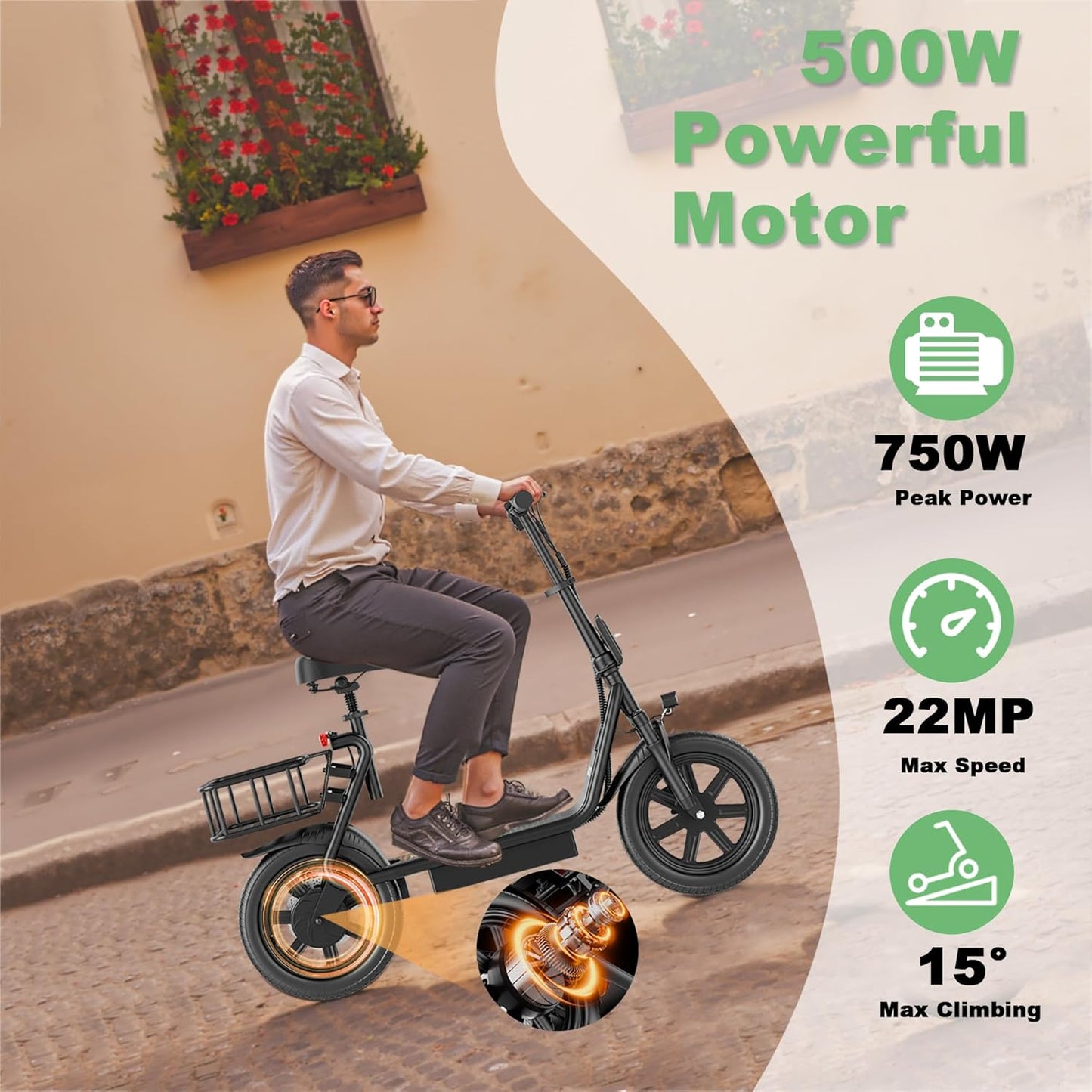 NAVIC Electric Scooter Adults