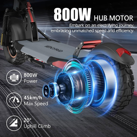 Electric Scooter Adults, 800W Motor & 28 MPH Portable Folding Commuting Eletric Scooter