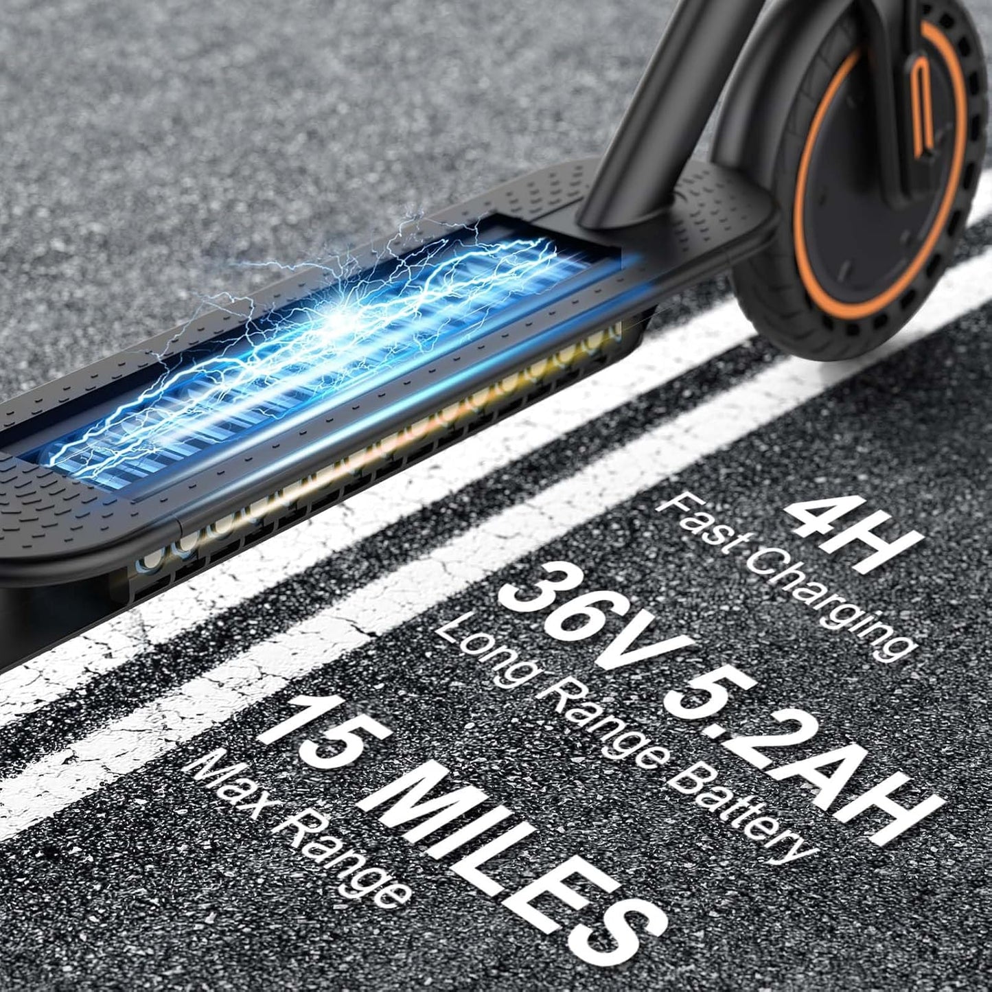 VOLPAM Electric Scooter, 350W/500W Powerful Motor