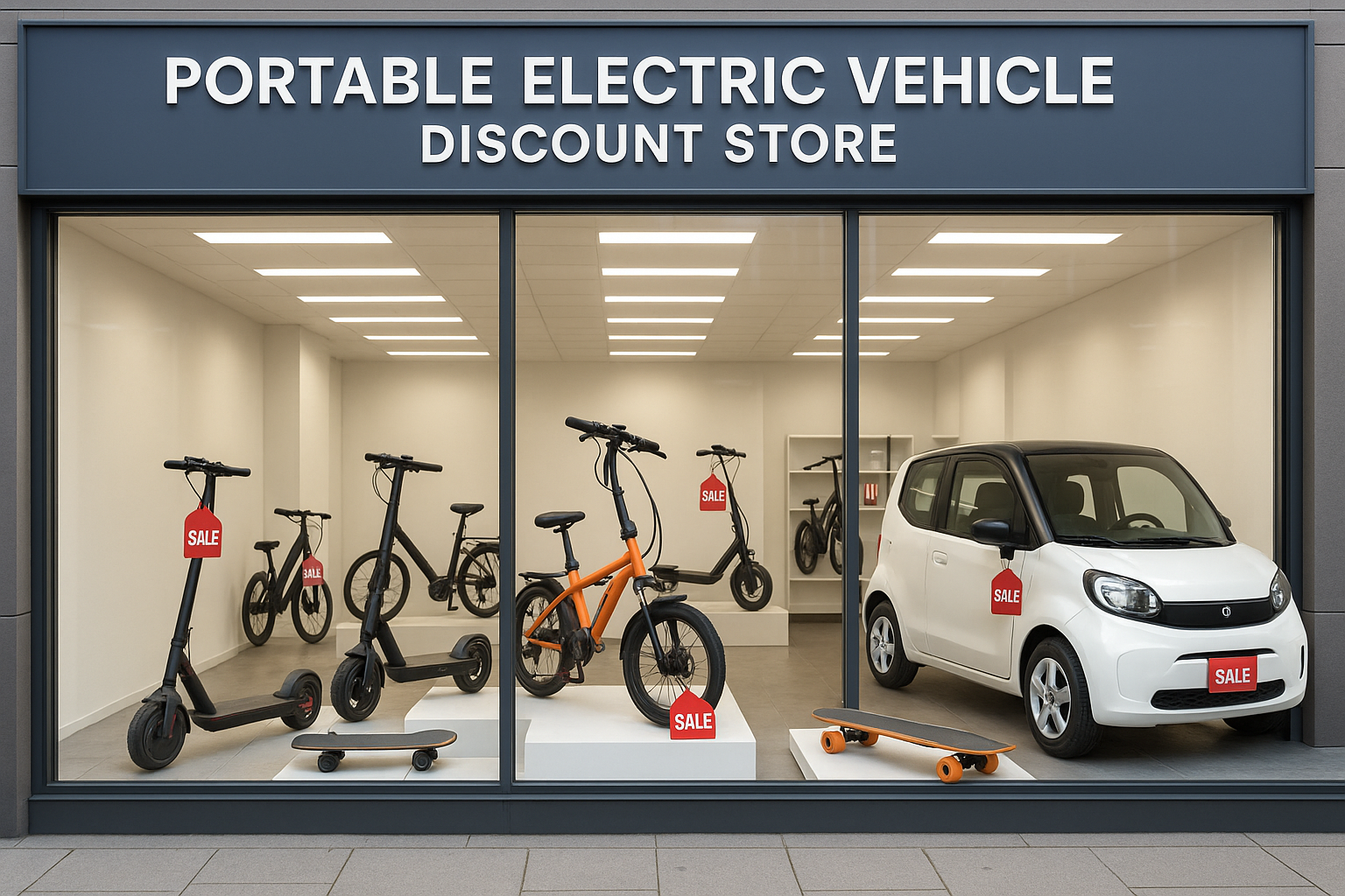 Portable Electric Vehicle Discount Store